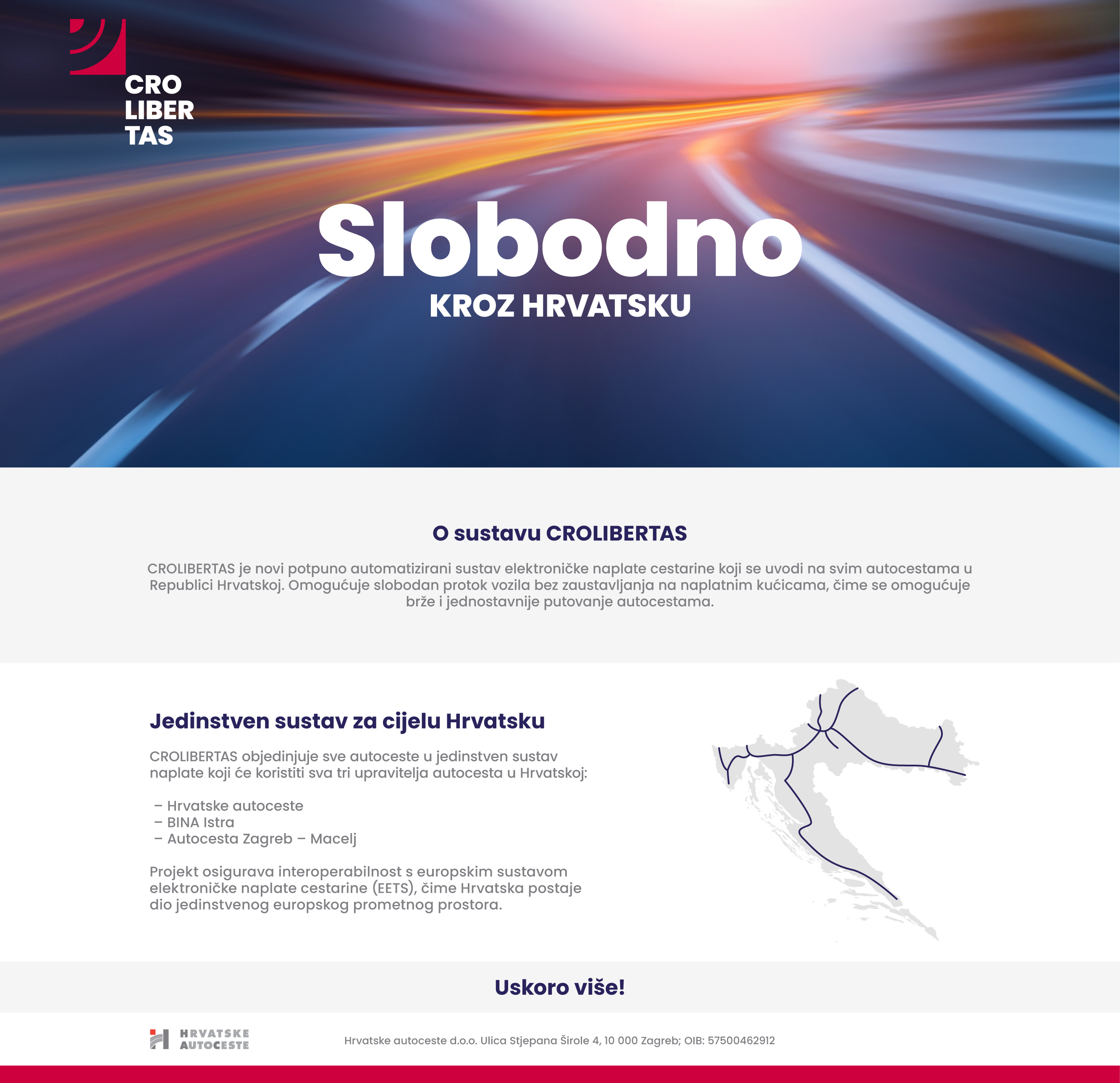 Crolibertas – potpuno automatizirani sustav elektroničke naplate cestarine